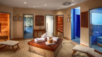 Sauna, Turkish bath/hammam, body treatments, aromatherapy