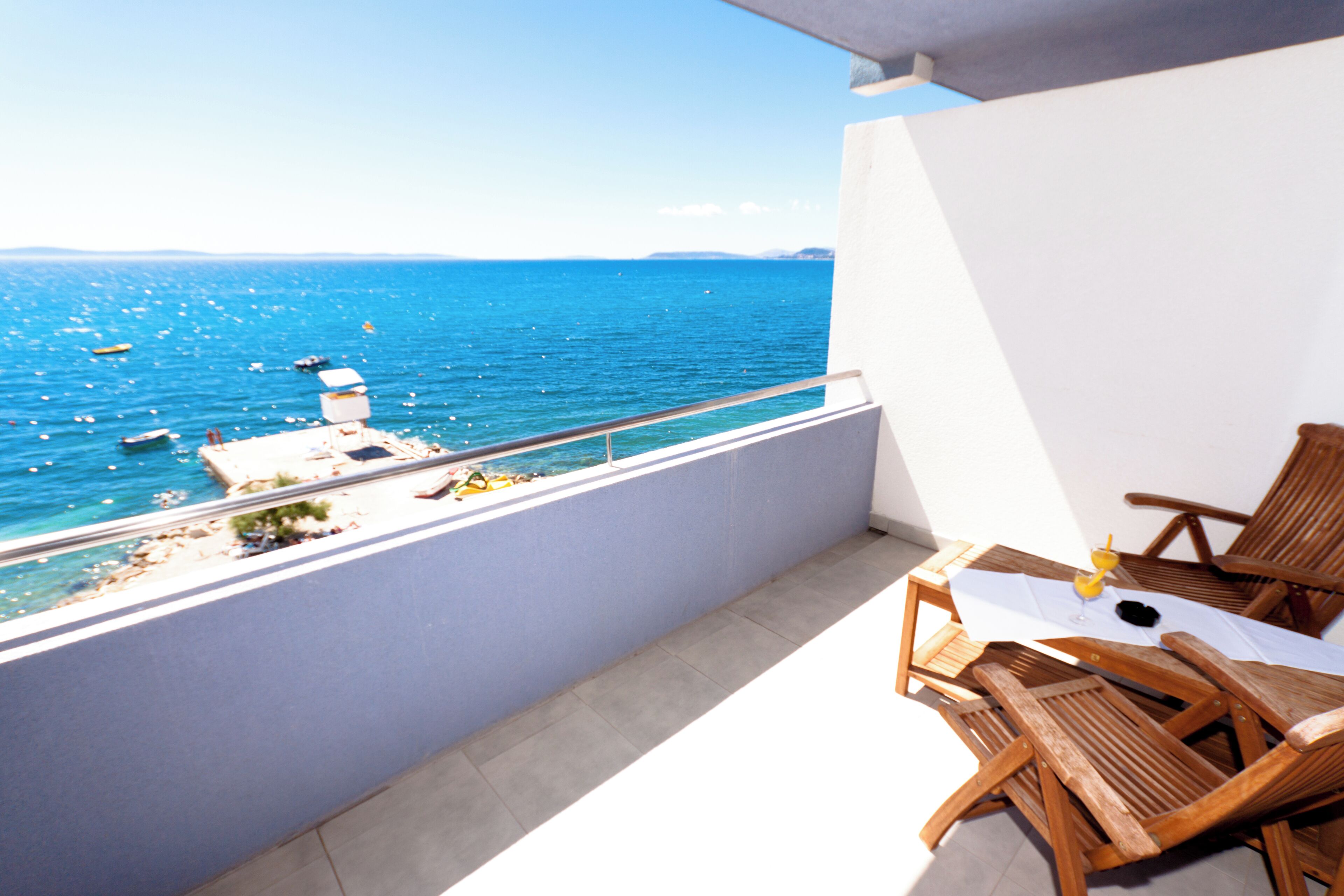 Deluxe Triple Room, Balcony, Sea View | View from room
