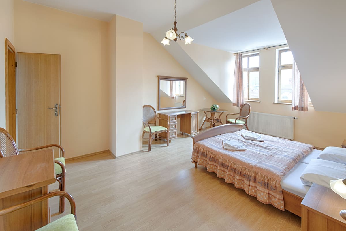 Suite (includes 15% off  for spa in Lazne 5) | In-room safe, desk, iron/ironing board (on request), cribs (free)