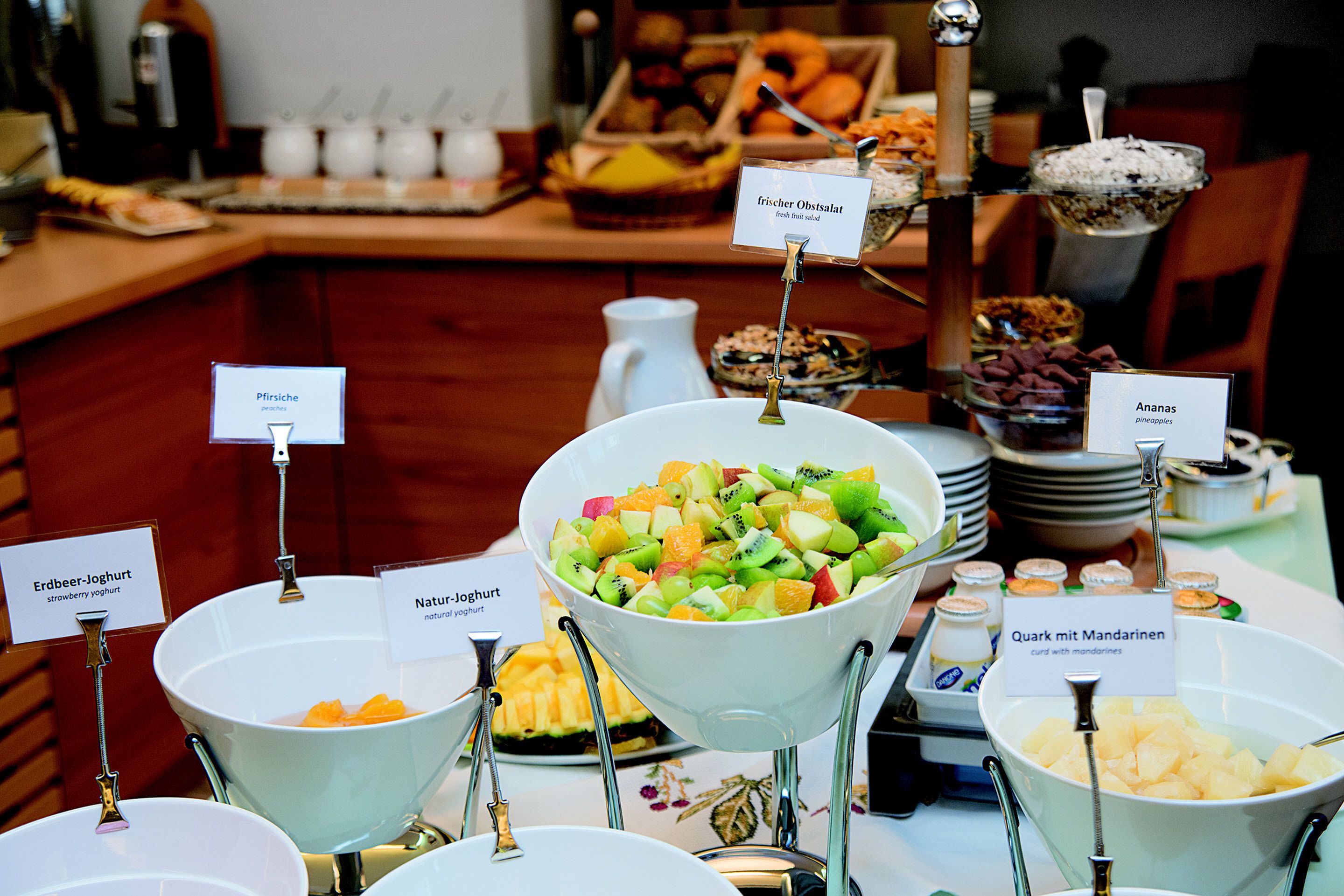 daily buffet breakfast (eur 14 per person)