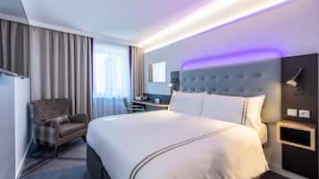 Dobbeltrom – standard | Safe på rommet, lydisolert, strykejern/-brett og wi-fi (inkludert)