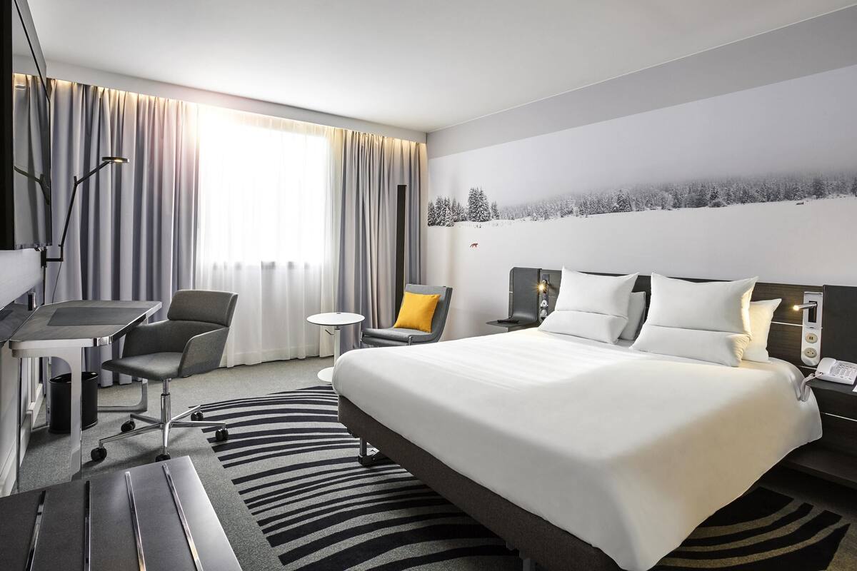 Executive-rum - 1 dubbelsäng | Sängtillbehör av högsta kvalitet och minibar med vissa gratis produkter
