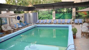 Indoor pool, outdoor pool, pool cabanas (surcharge), pool umbrellas