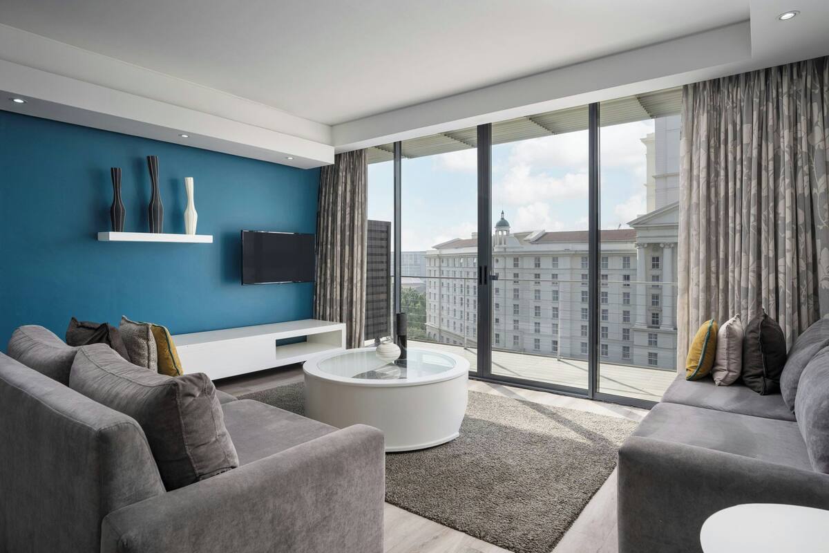 Appartement, 2 chambres | Bar lounge