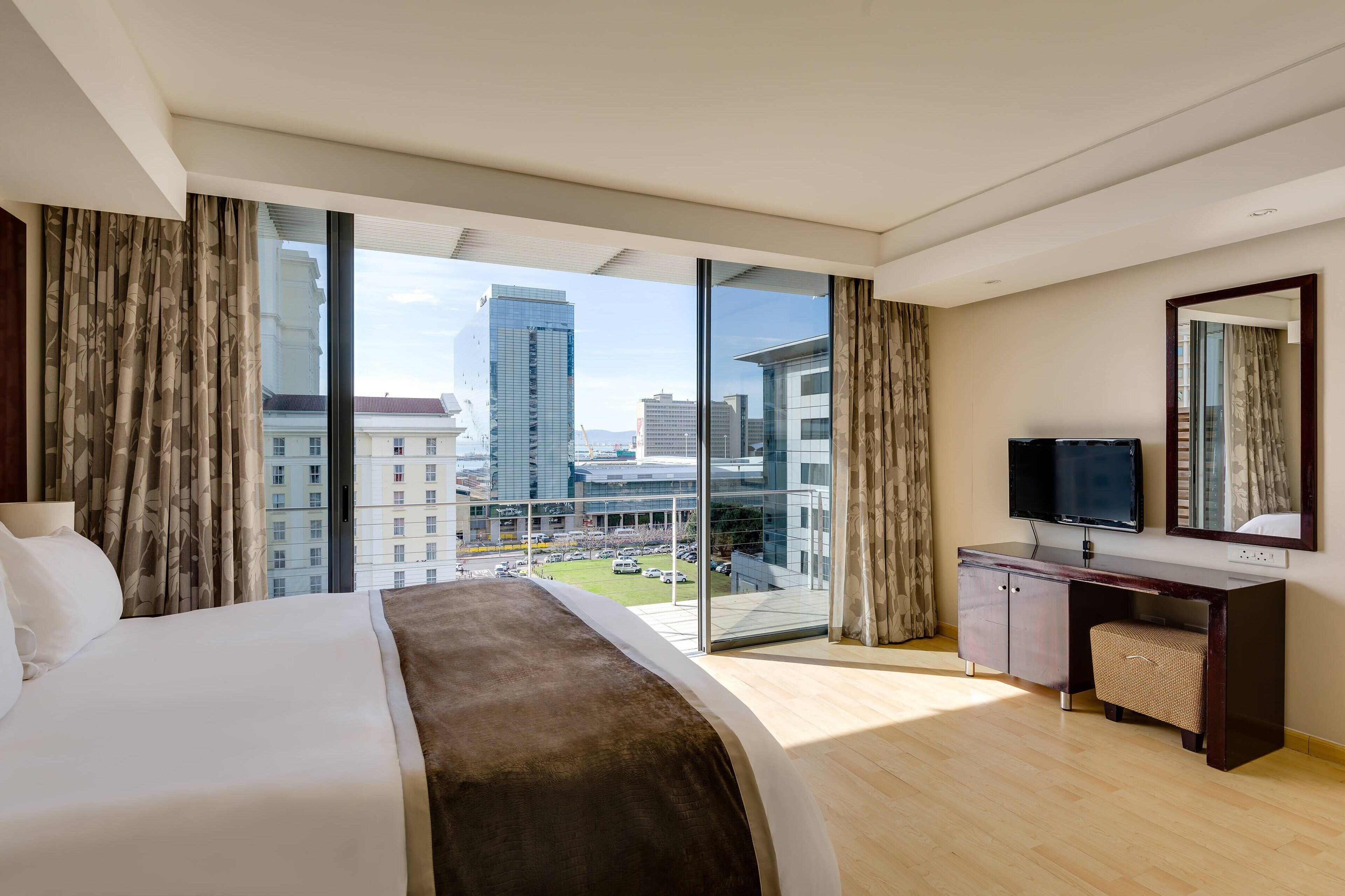 in-room safe, desk, blackout curtains, iron/ironing board