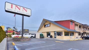 Overnatningsstedets indgangsparti