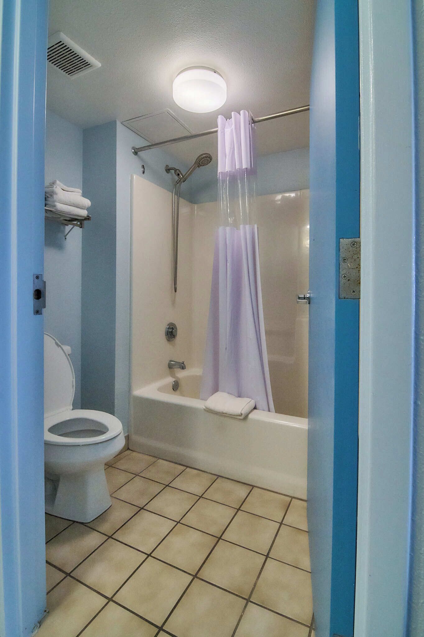 king standard unit - 2nd floor | bathroom | shower, hair dryer, towels