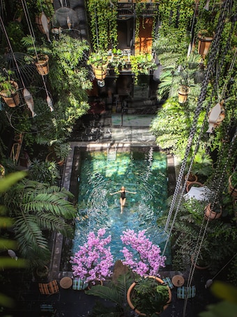 Piscina interna. Manon Les Suites Guldsmeden