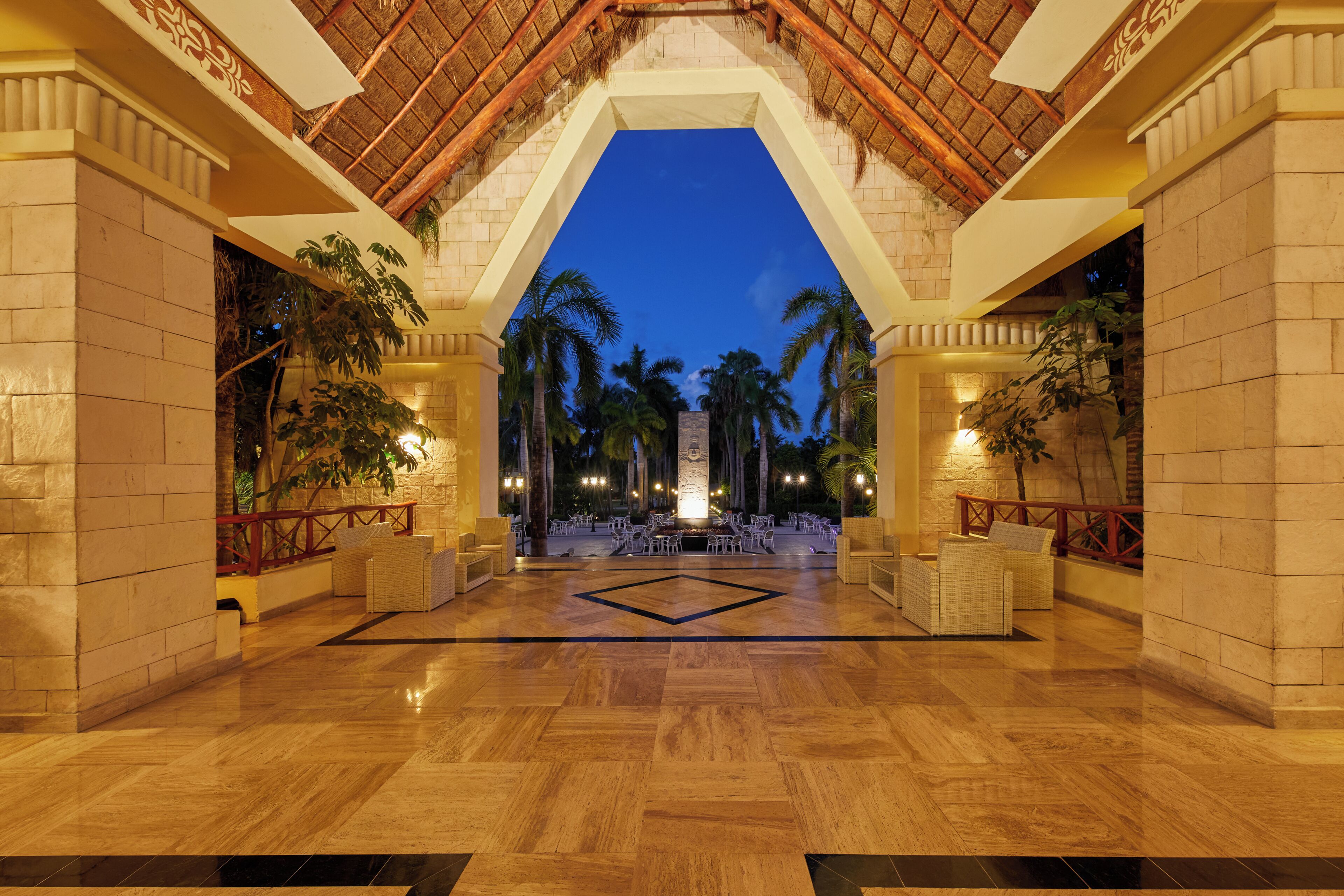Interior entrance