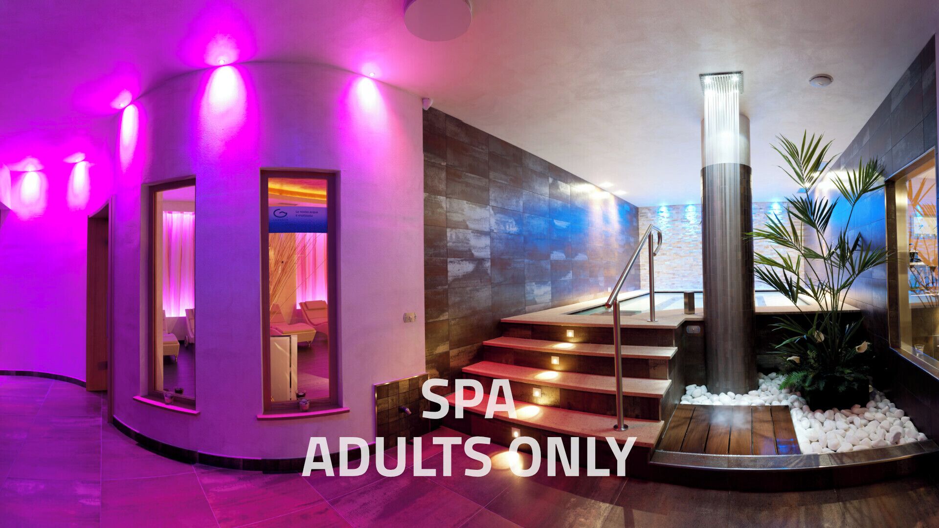 Couples treatment room(s), sauna, hot tub, steam room