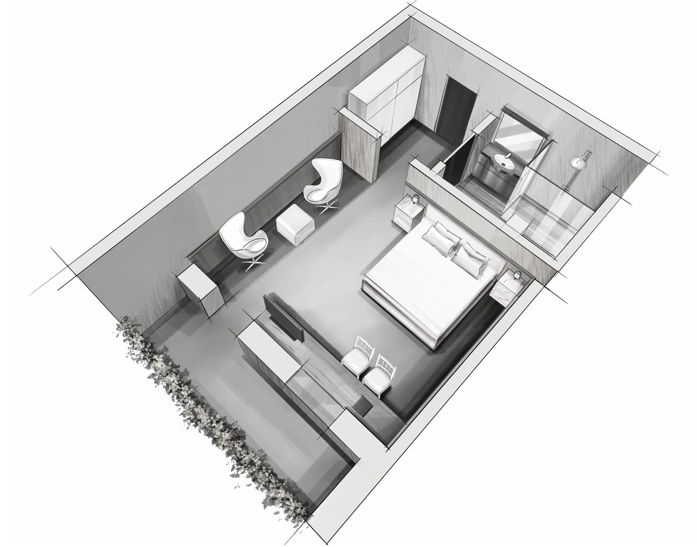 deluxe double room, balcony | 1 bedroom, egyptian cotton sheets, premium bedding, down duvets