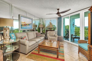 Apartamento, 2 habitaciones, vistas al mar | Zona de estar