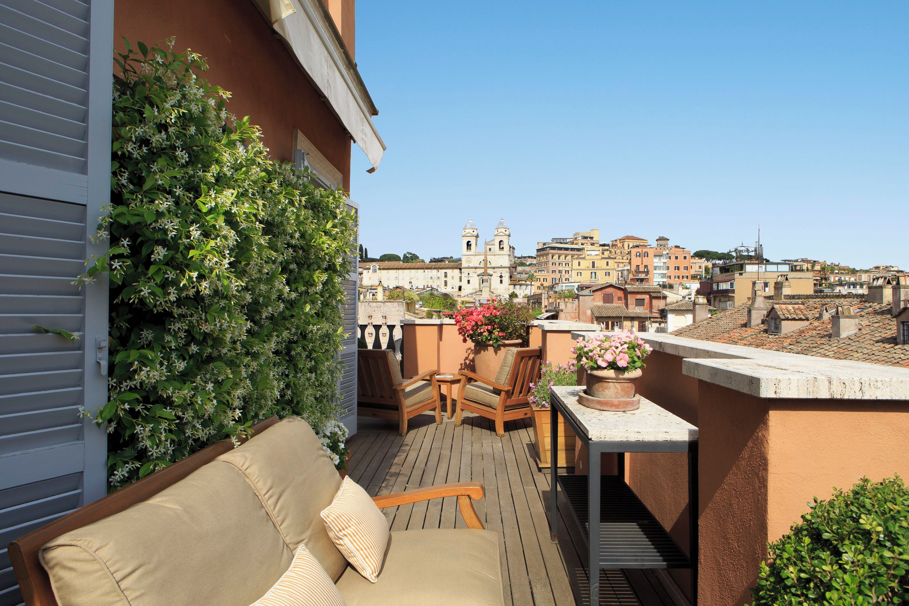 Penthouse Panoramic - utsikt mot staden | Terrass/Patio