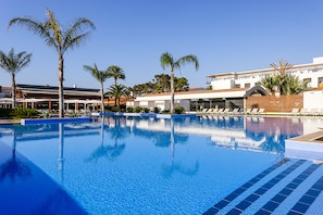 Indoor pool, seasonal outdoor pool