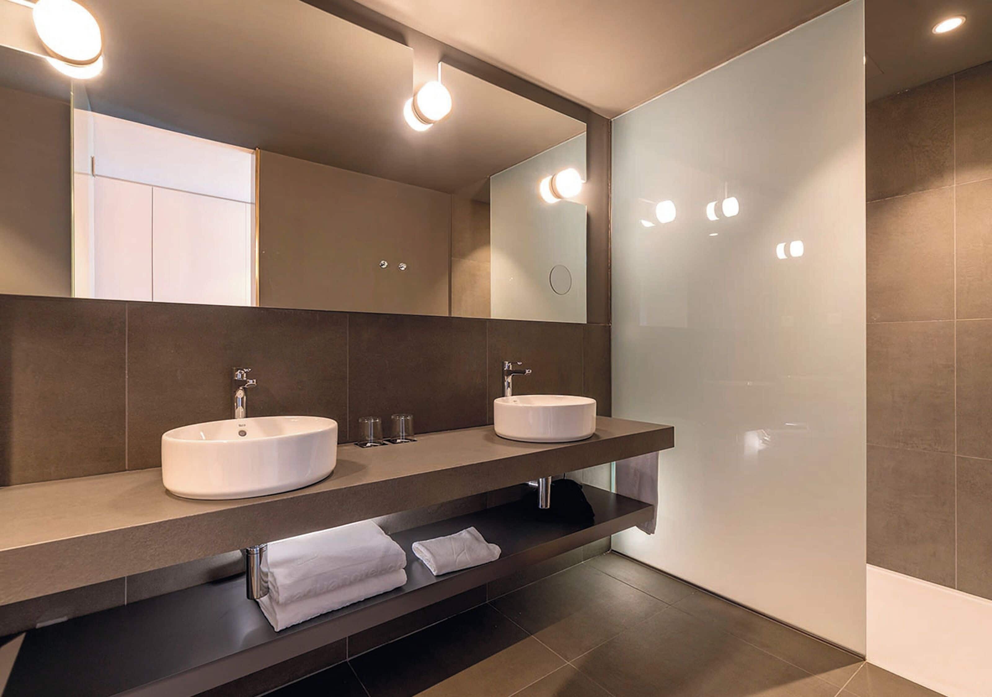 free toiletries, hair dryer, towels