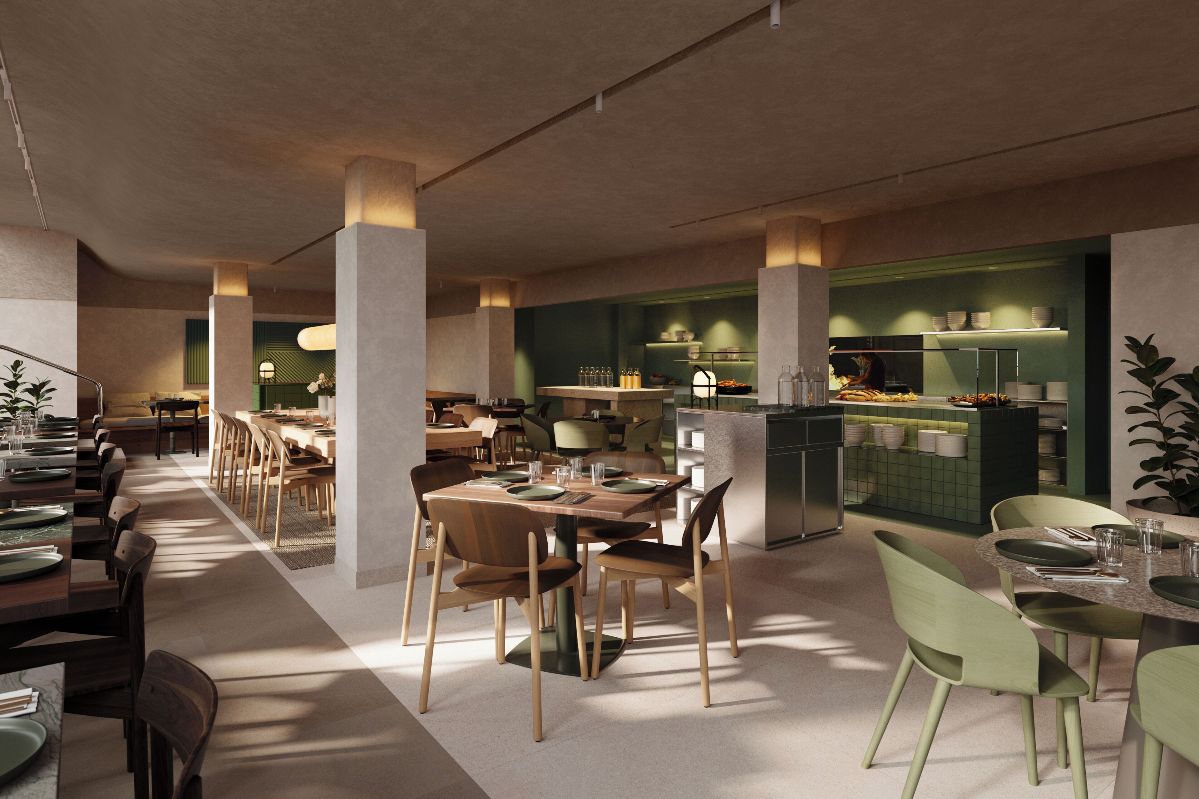 Dagelijks ontbijtbuffet (EUR 12 per persoon)