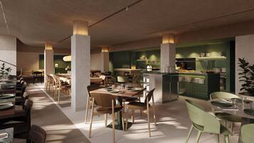 Dagelijks ontbijtbuffet (EUR 12 per persoon)