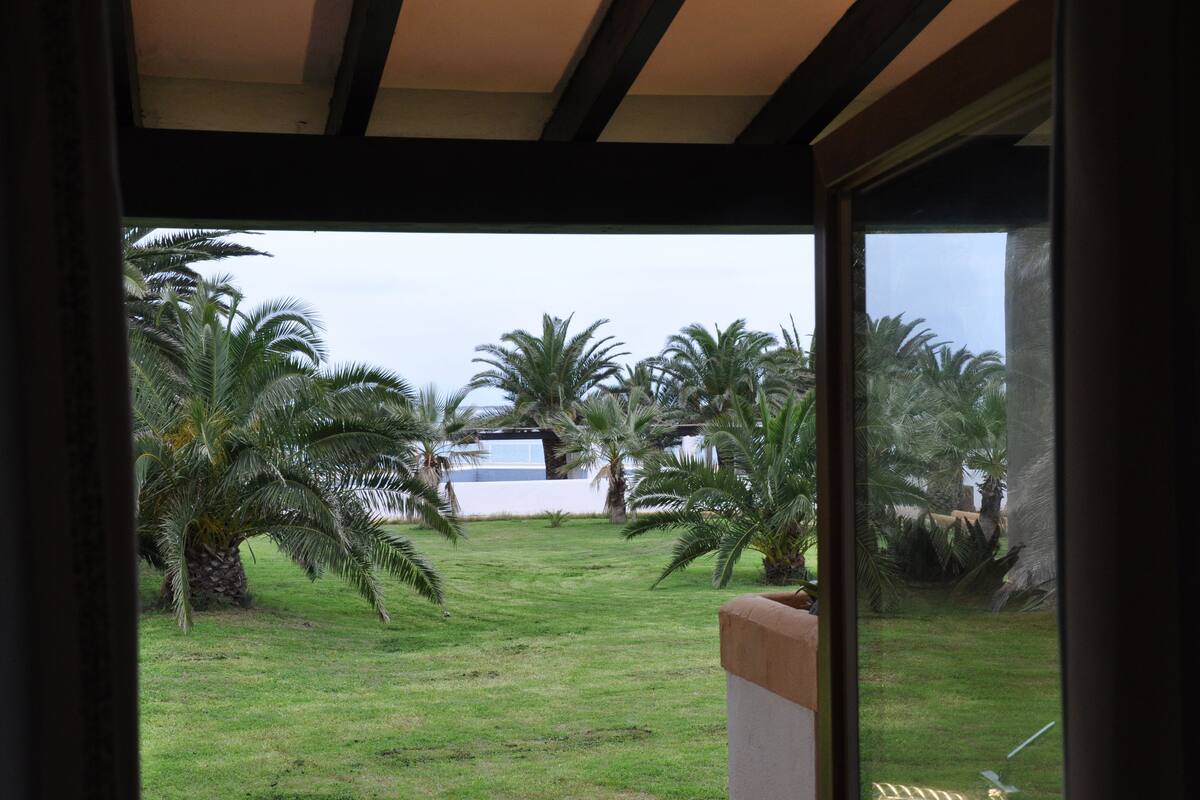 double room, garden view | view from room