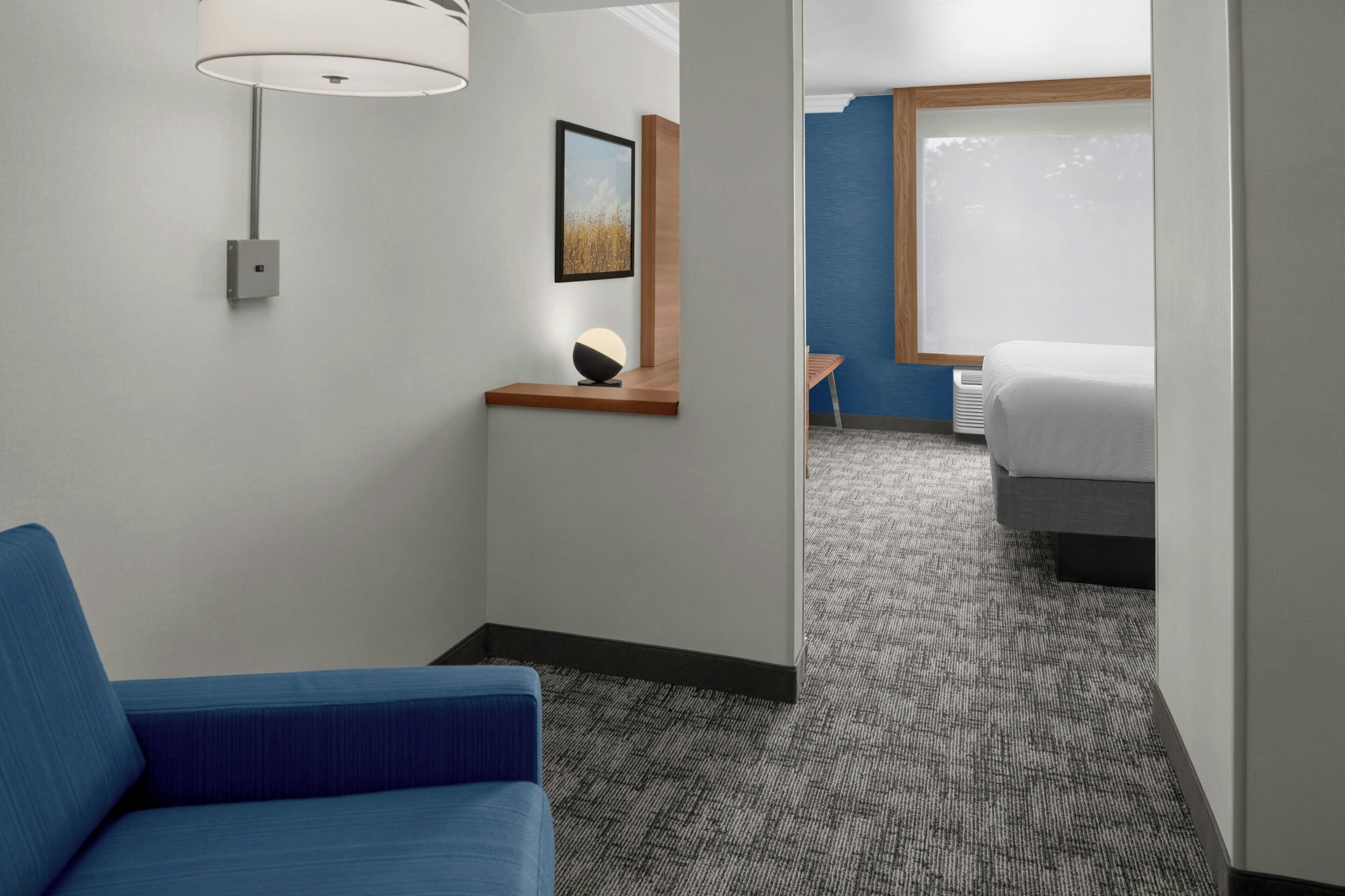 Suite, 1 King Bed | Living area