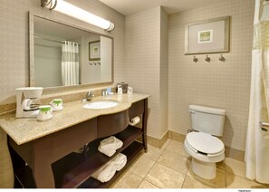 Free toiletries, hair dryer