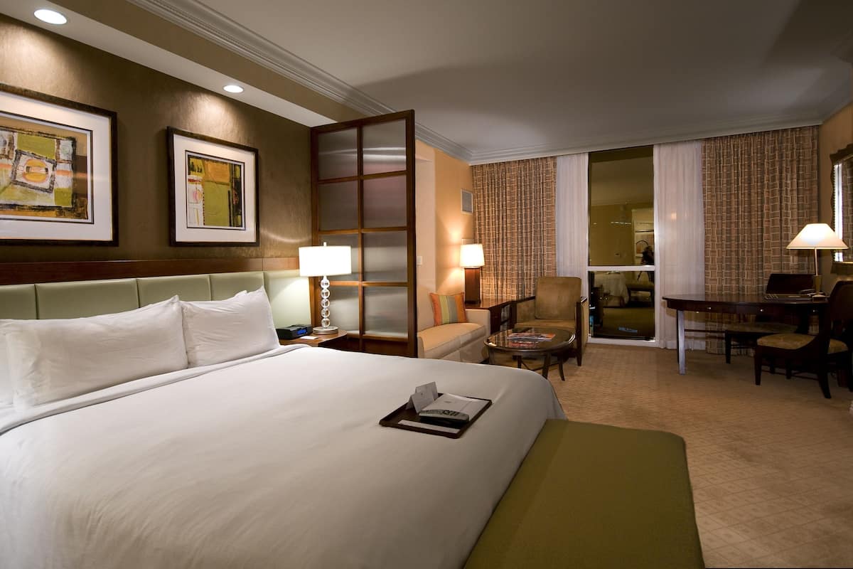 Premium bedding, pillow-top beds, in-room safe, desk