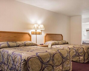 Desk, blackout drapes, iron/ironing board, free WiFi
