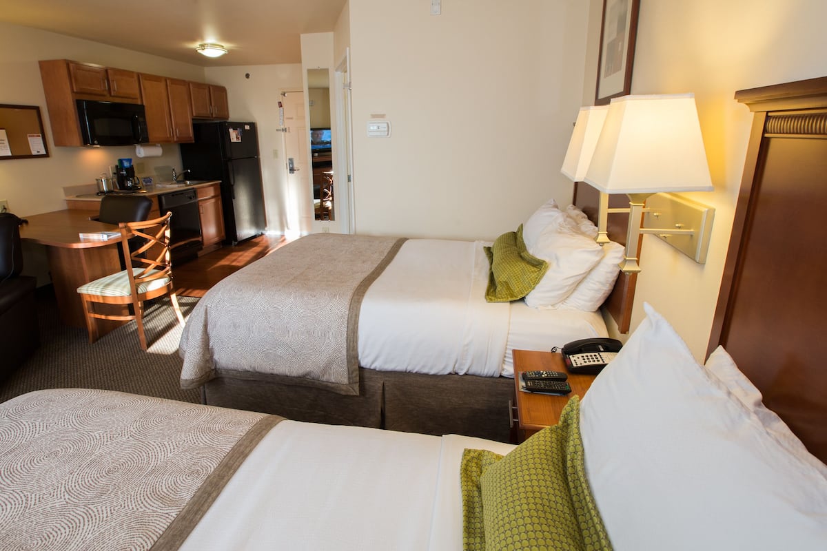 in-room safe, desk, laptop workspace, iron/ironing board