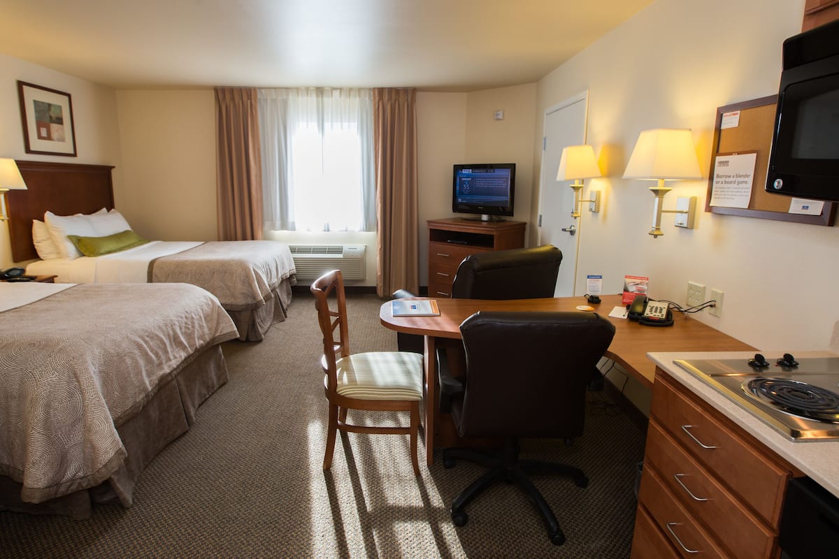 in-room safe, desk, laptop workspace, iron/ironing board