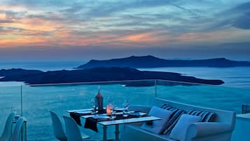 Breakfast, lunch, dinner served; Greek cuisine, pool views