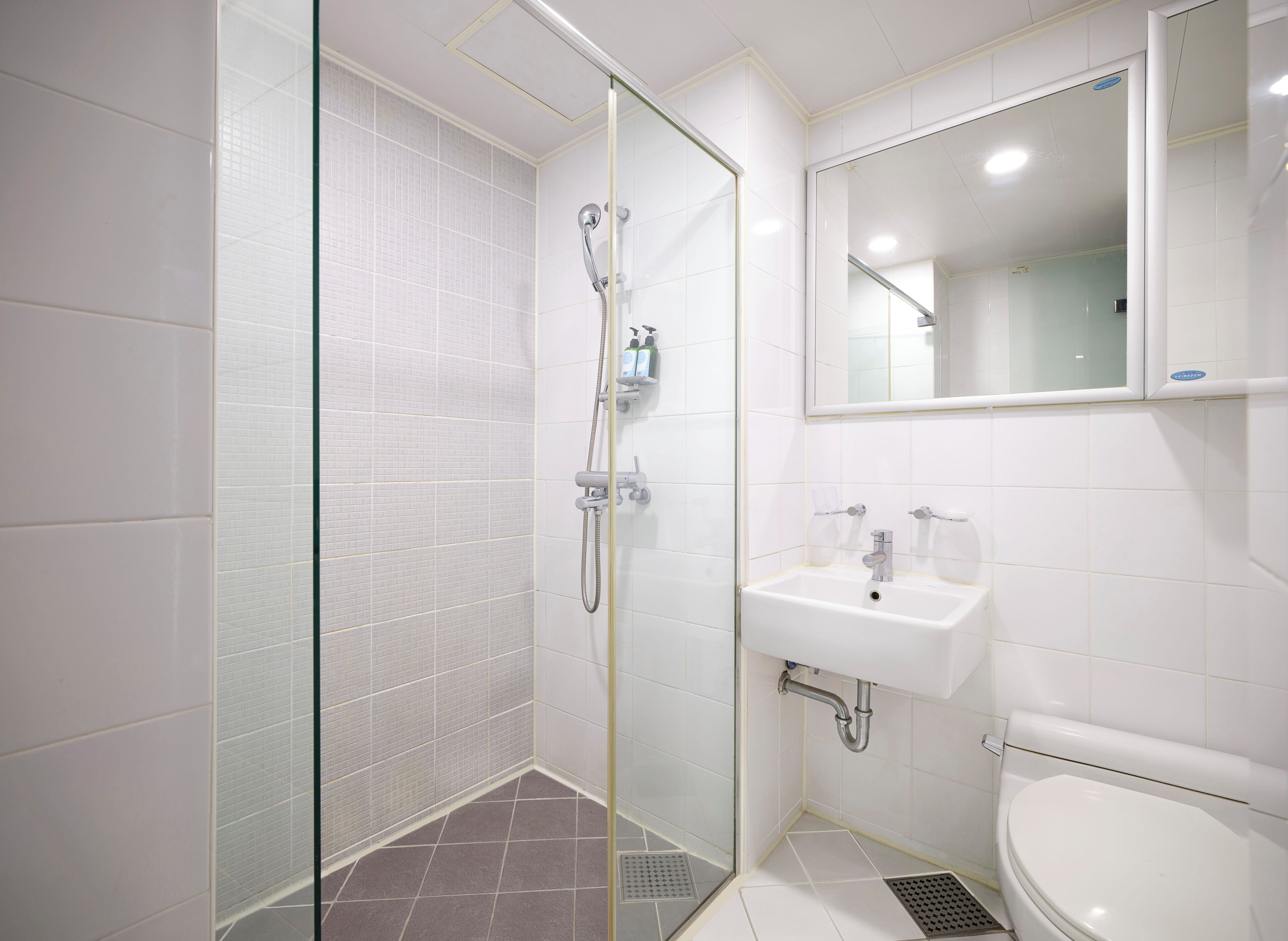 Suite familiare | Bagno | Doccia, asciugacapelli, pantofole, asciugamani