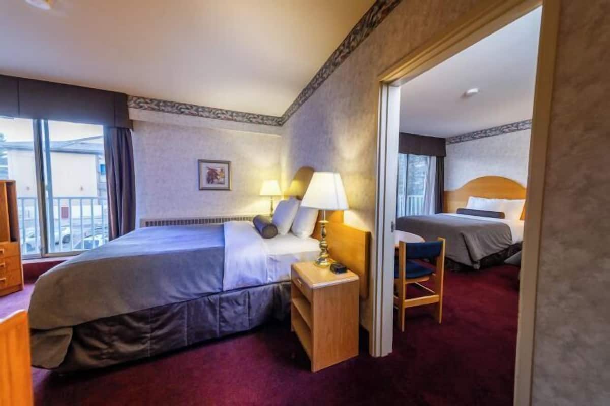 Blackout drapes, iron/ironing board (on request), WiFi (free)