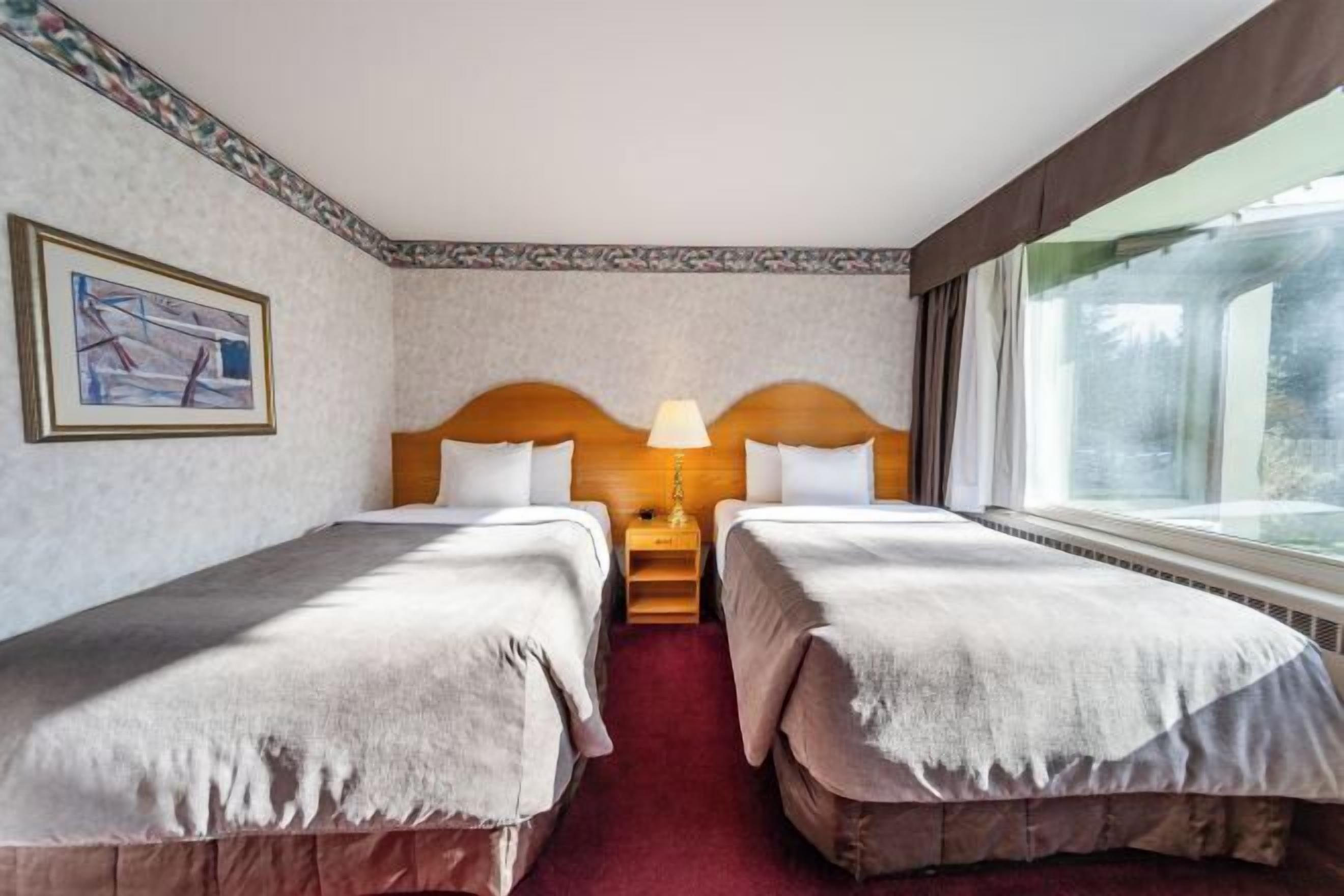 Hypo-allergenic bedding, blackout drapes, iron/ironing board, free WiFi