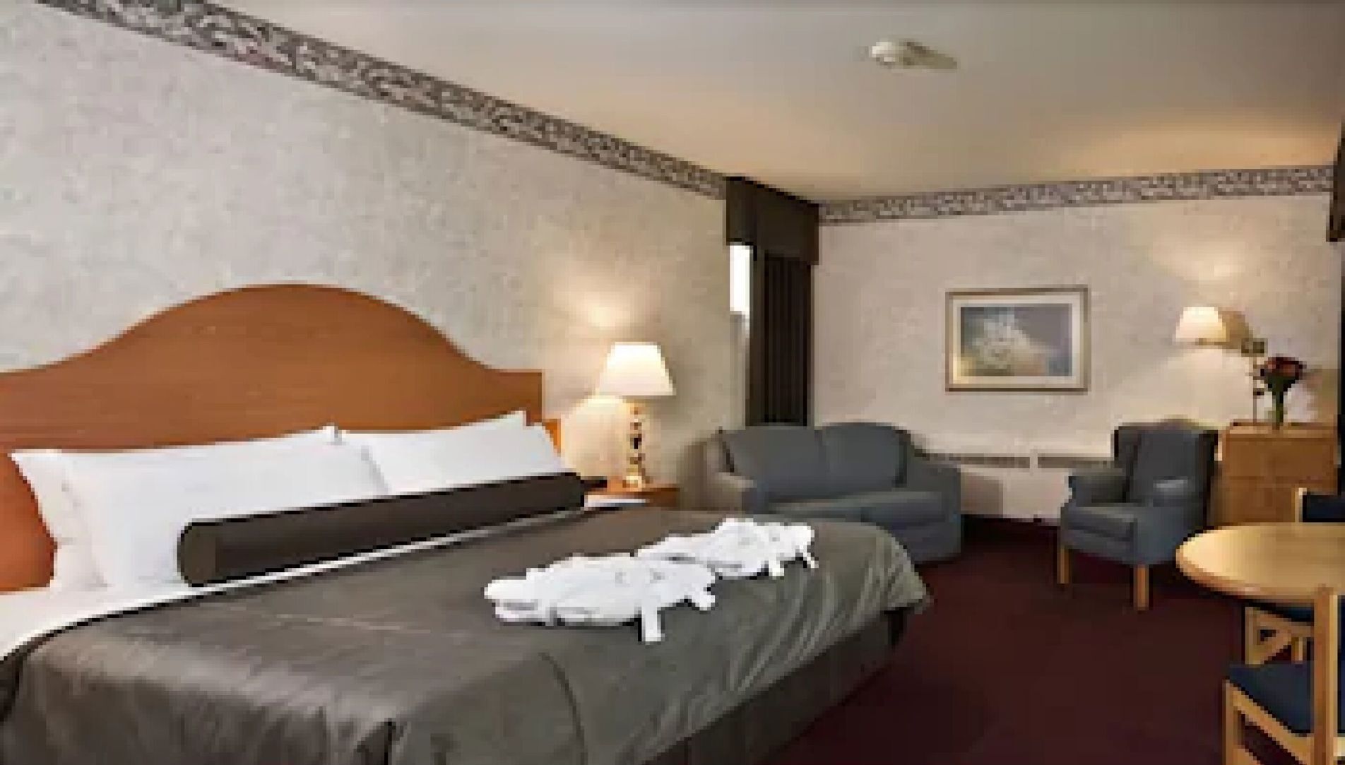 Hypo-allergenic bedding, blackout drapes, iron/ironing board, free WiFi