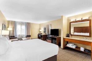 Suite, 1 King Bed, Non Smoking | Desk, blackout drapes, iron/ironing board, free cribs/infant beds