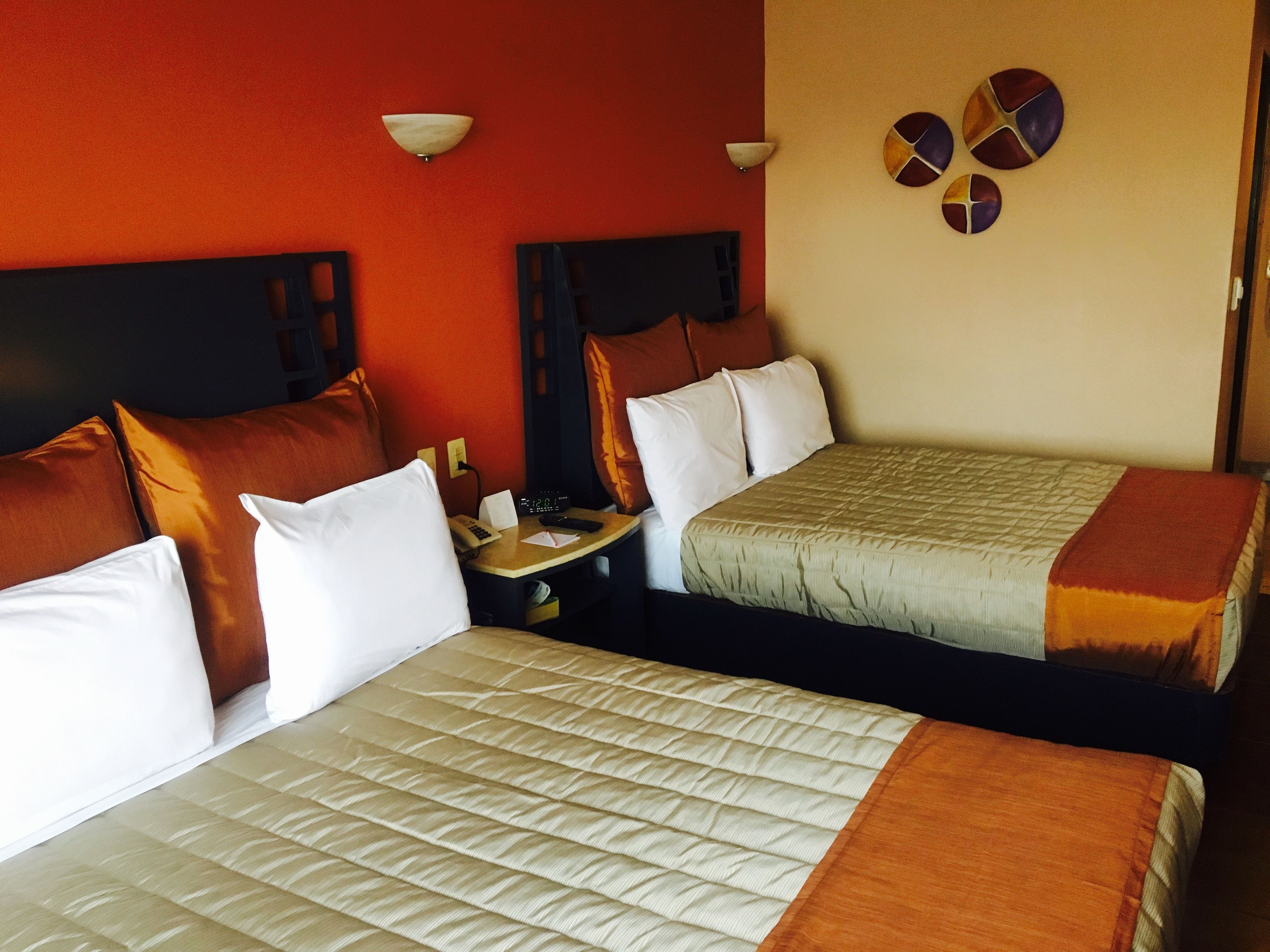 standard room, 2 double beds | in-room safe, iron/ironing board, rollaway beds, free wifi