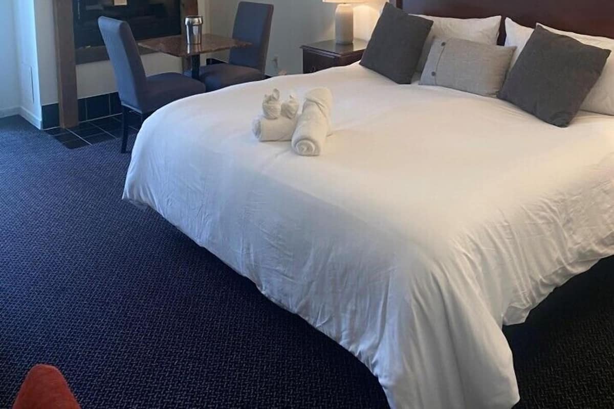 Superior-Zimmer, 1 King-Bett, Kamin