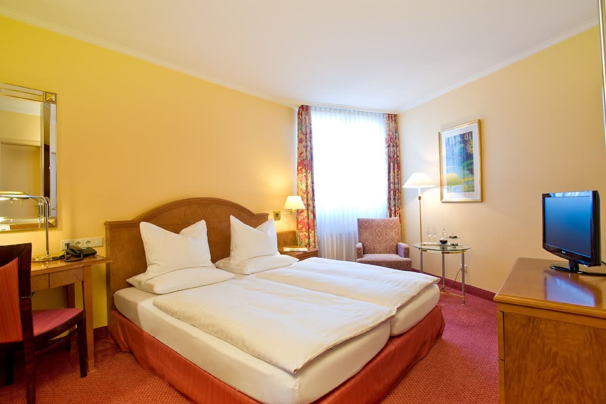 Comfort tweepersoonskamer | Lakens van Egyptisch katoen, luxe beddengoed, donsdekens