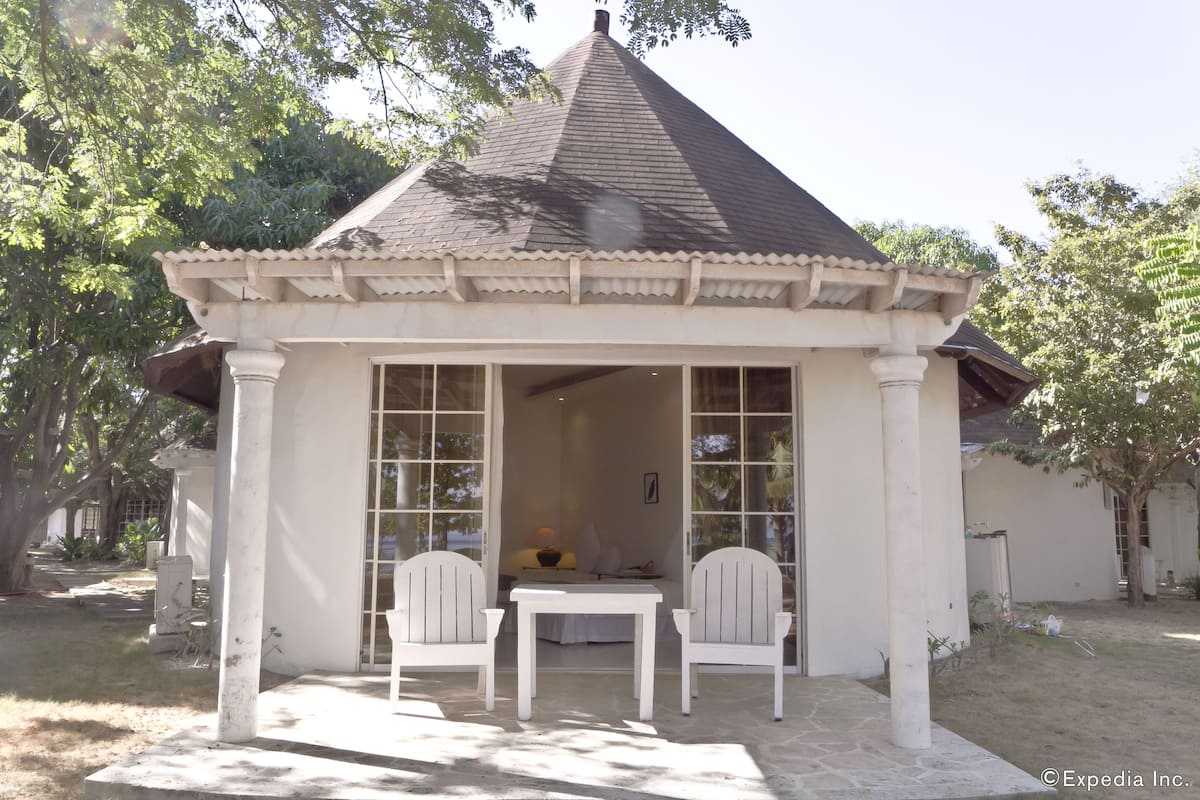 Chambre Deluxe avec lits jumeaux, en front de mer | Terrasse/Patio