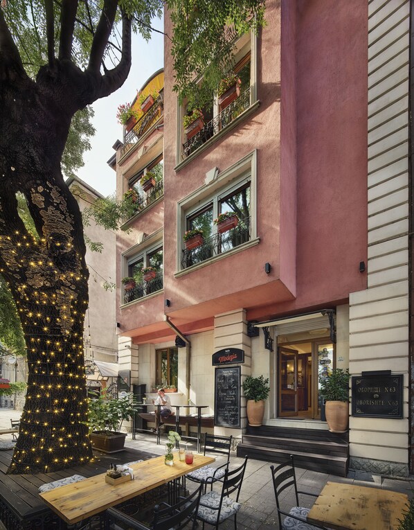 Façade de l’hébergement