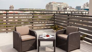 1 habitación, ropa de cama hipoalergénica y minibar