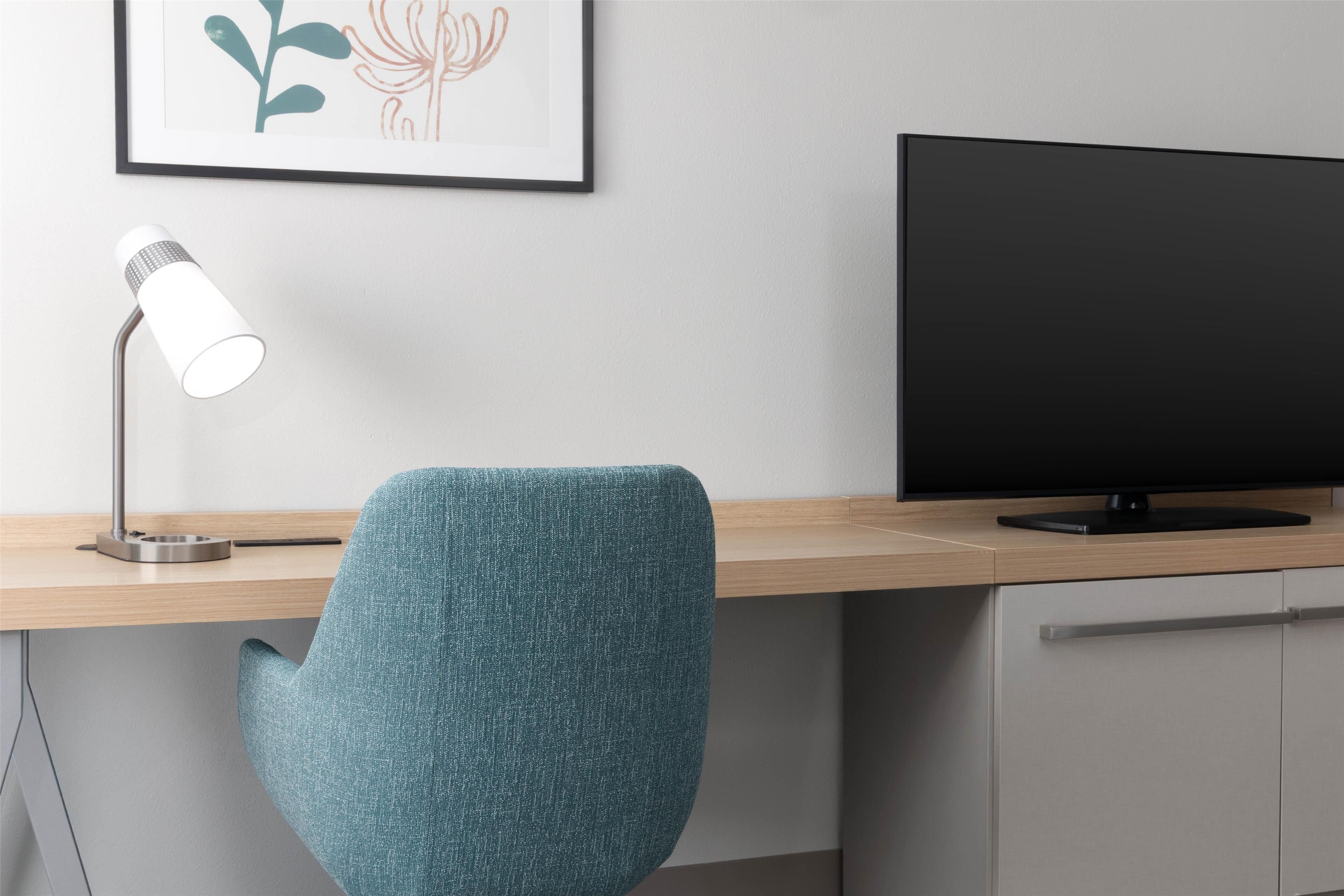 down duvets, pillow-top beds, in-room safe, desk