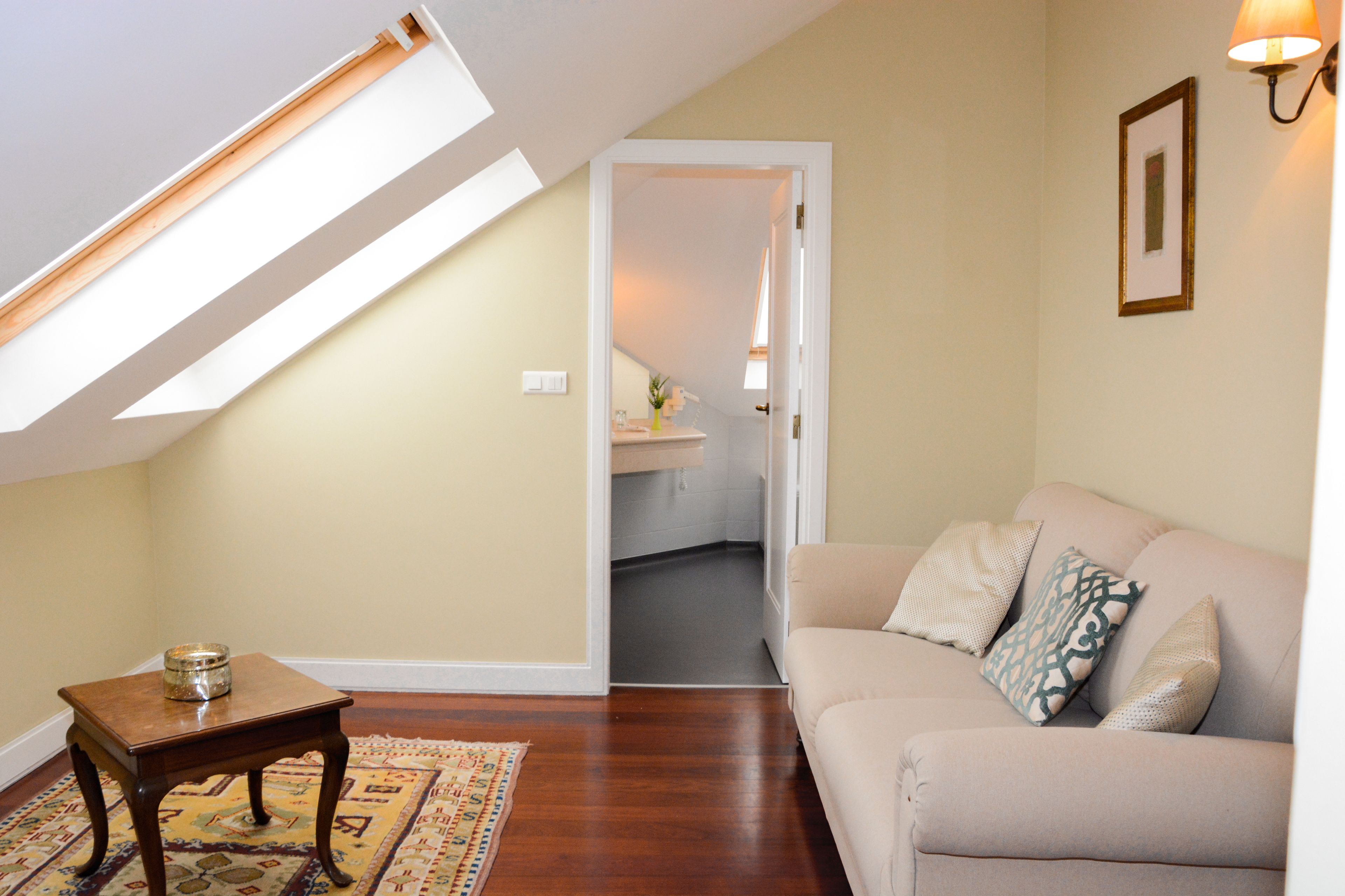 double or twin room | living area | 32-inch led tv with satellite channels, tv