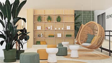 Sala de estar en el lobby