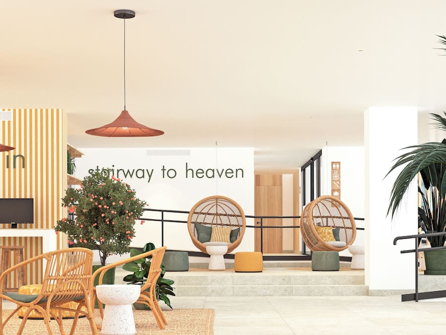 Lobby sitting area