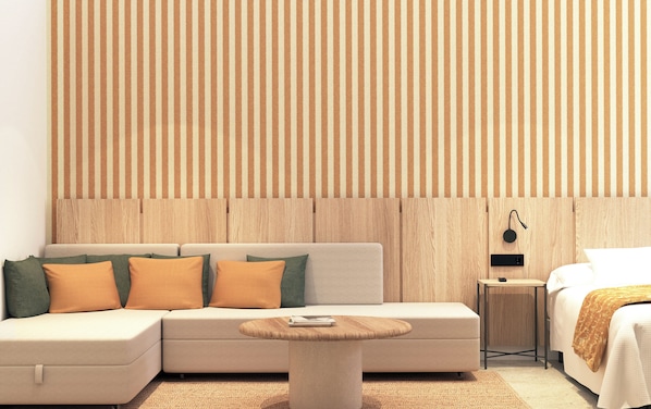 Junior Suite, Balcony (BRUNCH UNLIMITED) | In-room safe, desk, free WiFi, bed sheets - Tangerine by Honne Hotels - Adults Only ¨New Opennig¨ (Calvia)