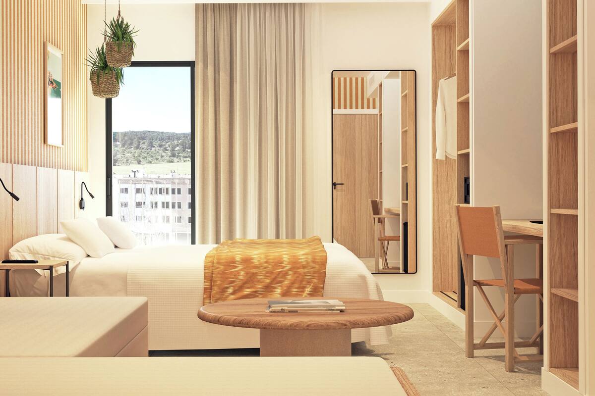 Junior-suite - balkon | Skrivebord, gratis Wi-Fi, sengetøj
