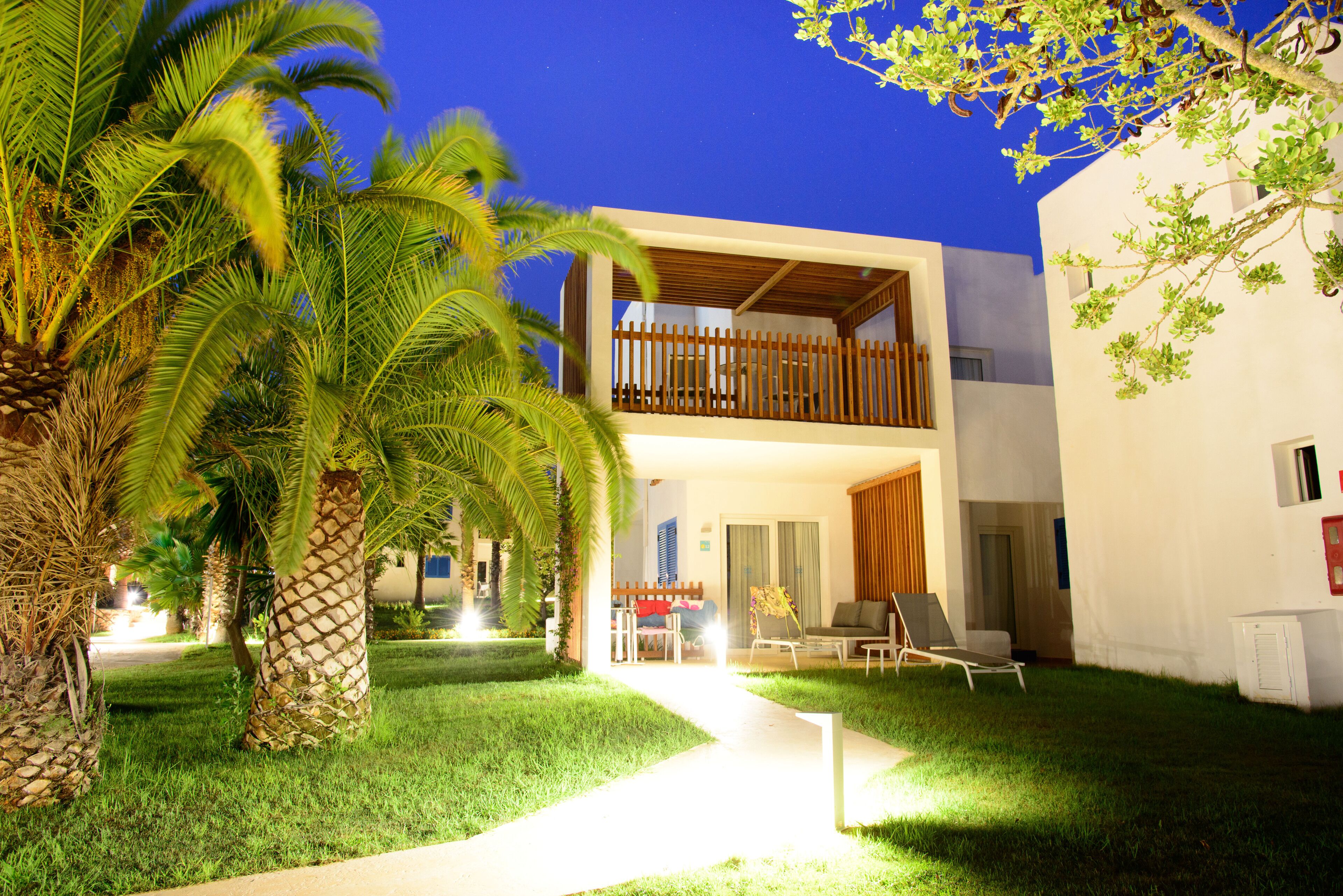 Front of property – evening/night