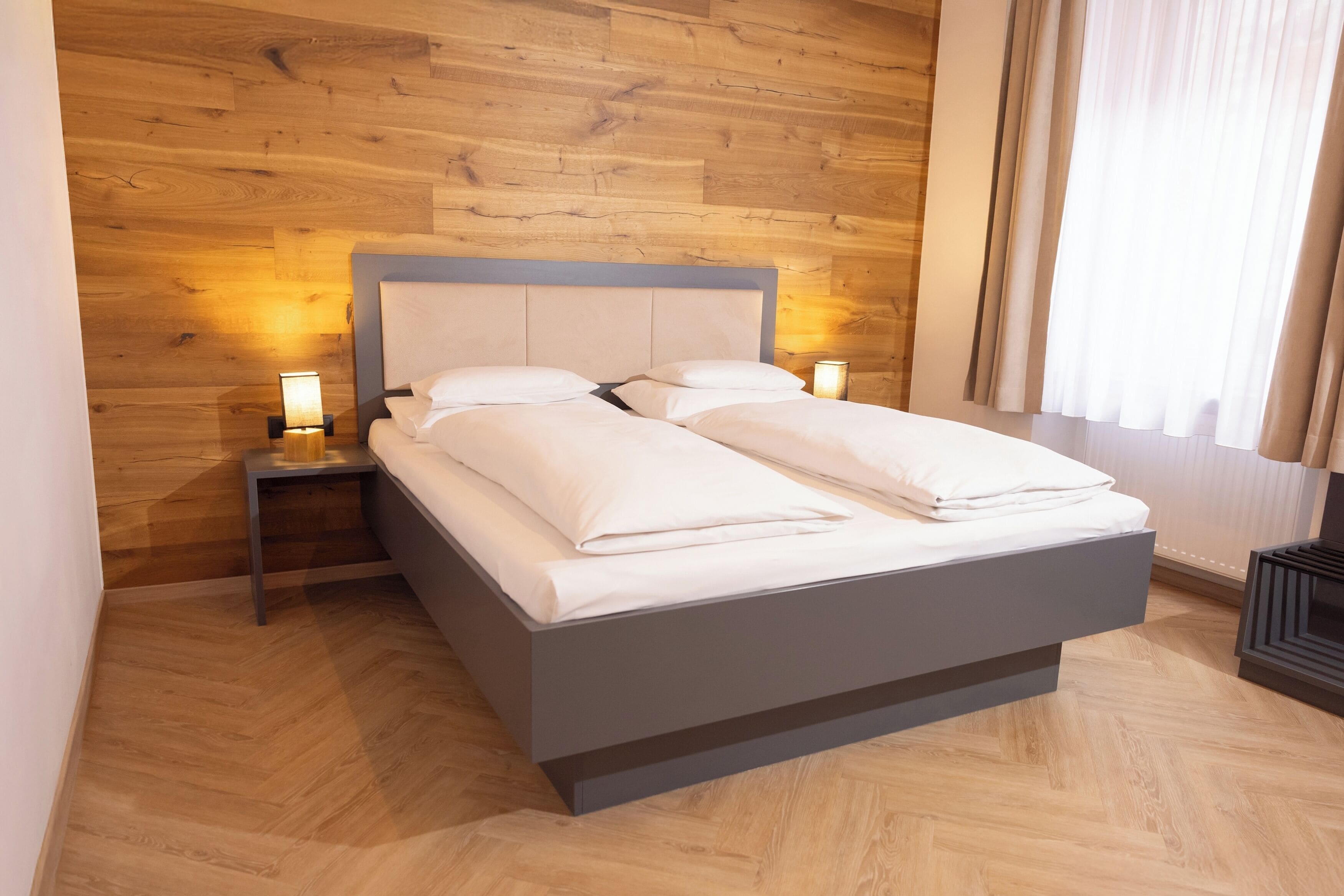 business double room | premium bedding, minibar, in-room safe, individually decorated