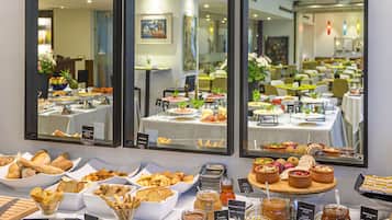 Daily buffet breakfast (EUR 18 per person)