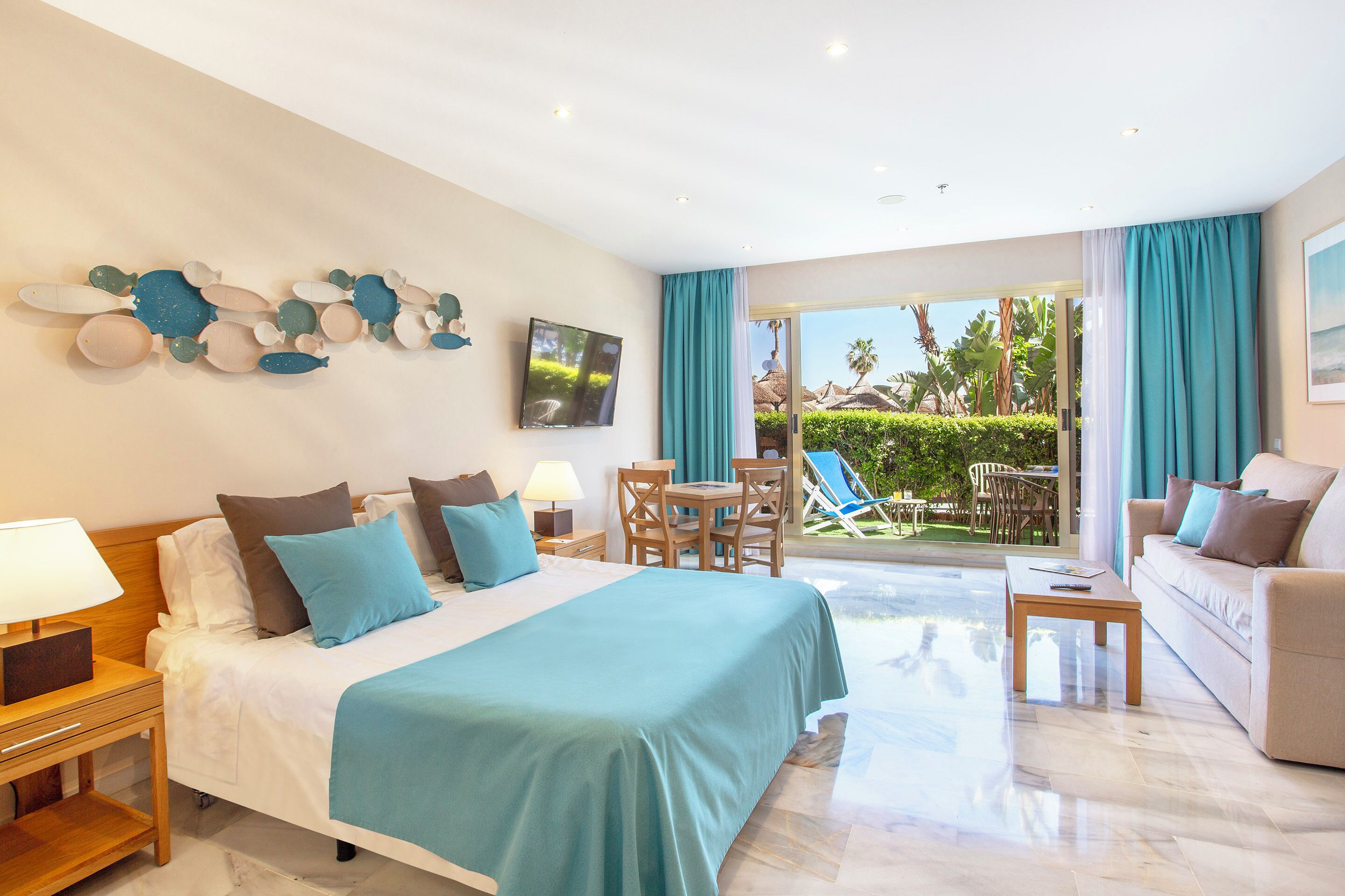 Garden Junior Suite | Zimmersafe, Verdunkelungsvorhänge, Bügeleisen/Bügelbrett